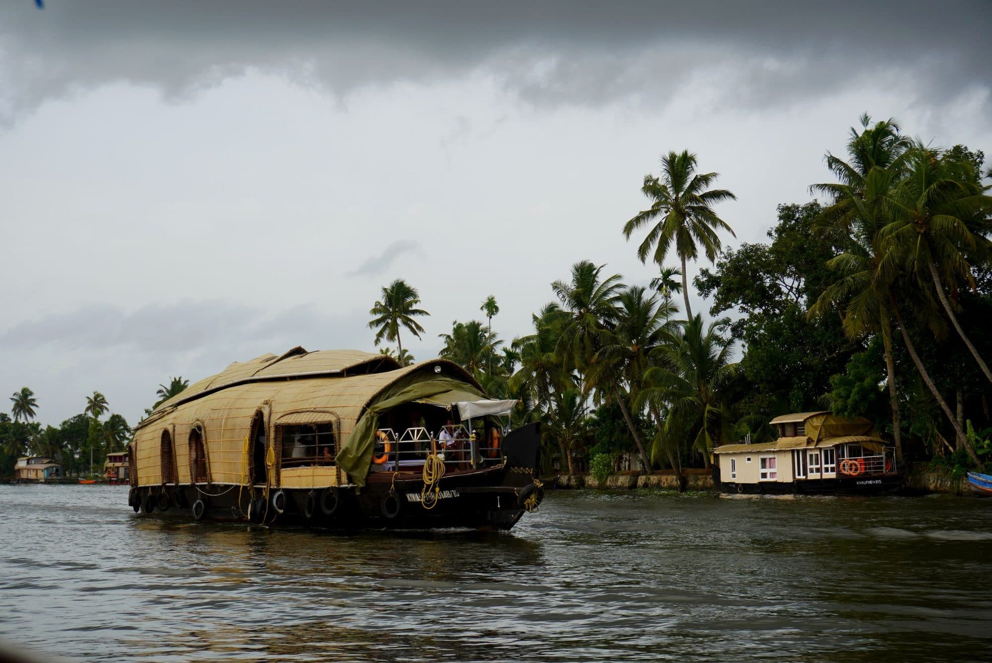 A houseboat on the Kerala backwaters